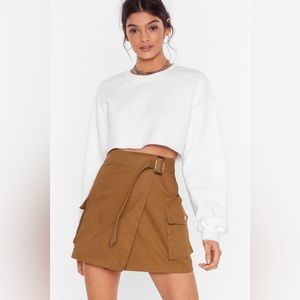 nasty gal cargo mini skirt
